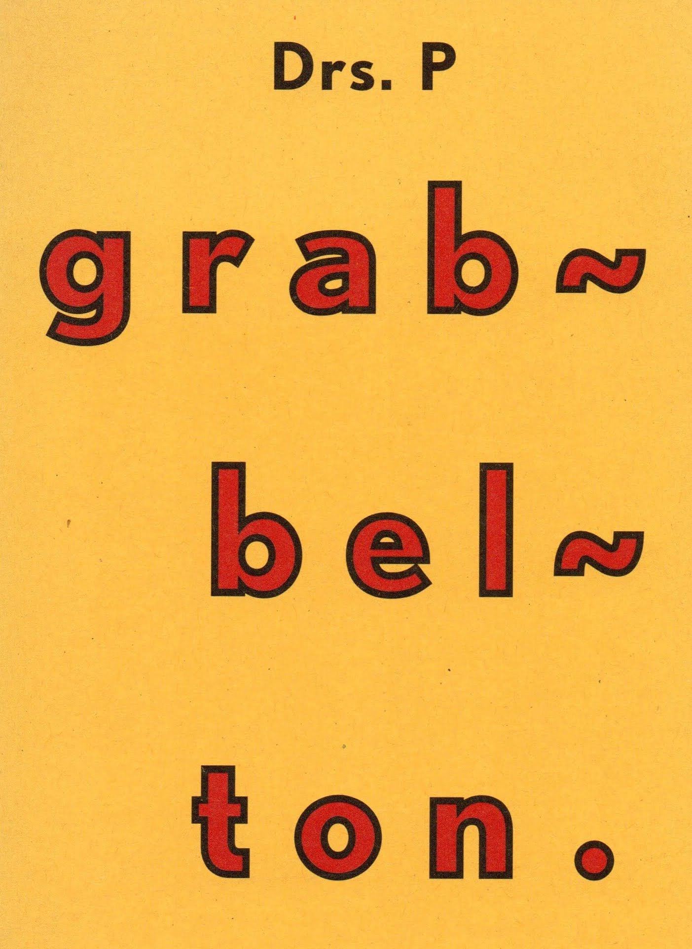 POLZERS PUZZELPOËZIE 2 – Grabbelton en lobbertang